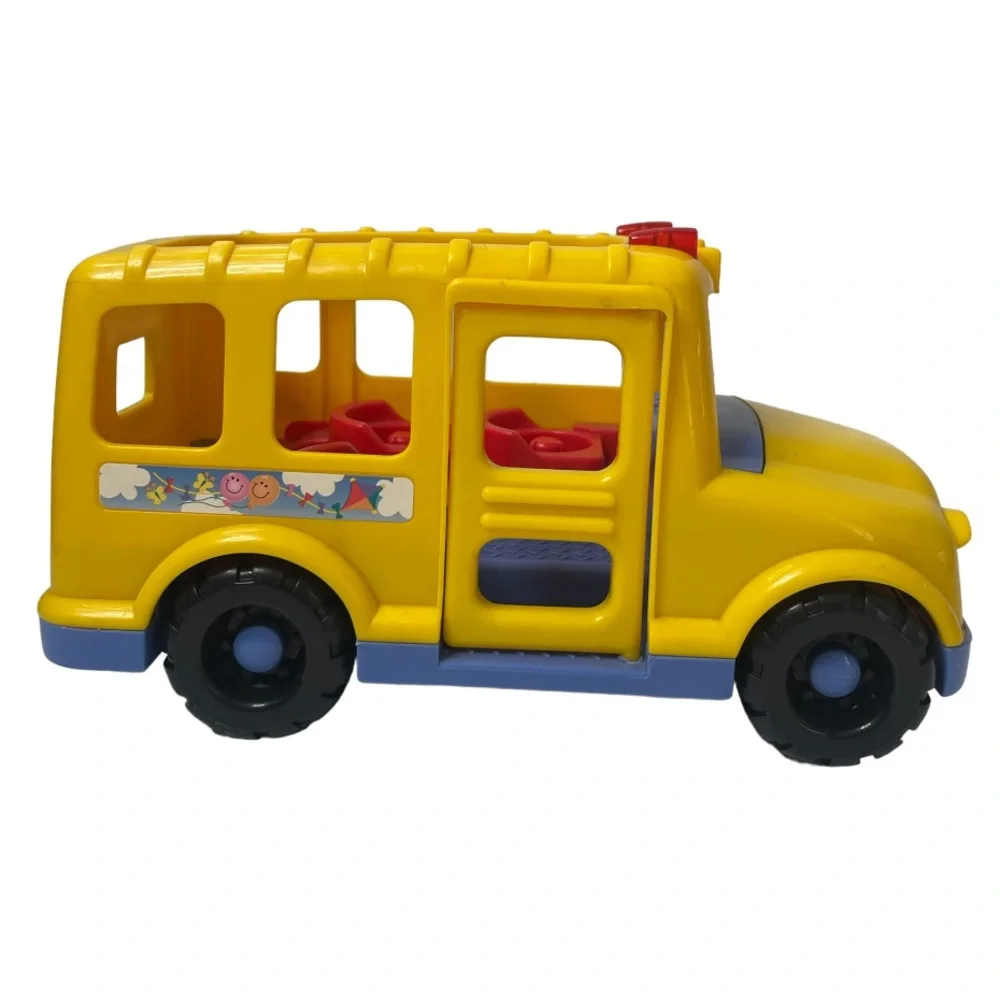 Little People Little Movers Yellow School Bus 2001 Vintage Fisher Price Toy Set